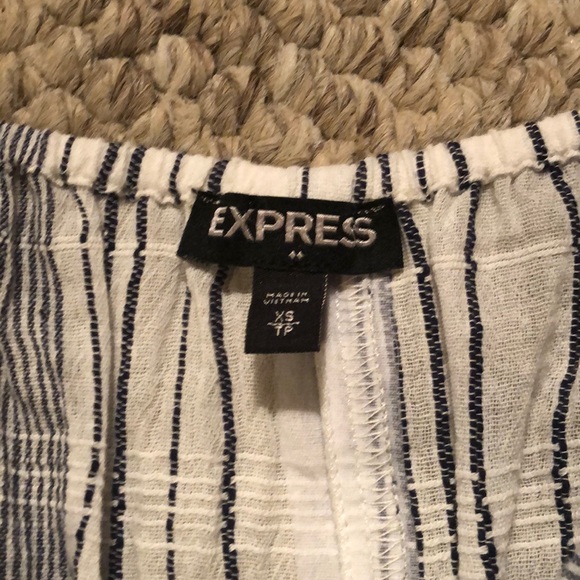 Blue and white Express wrap sundress - Picture 3 of 5